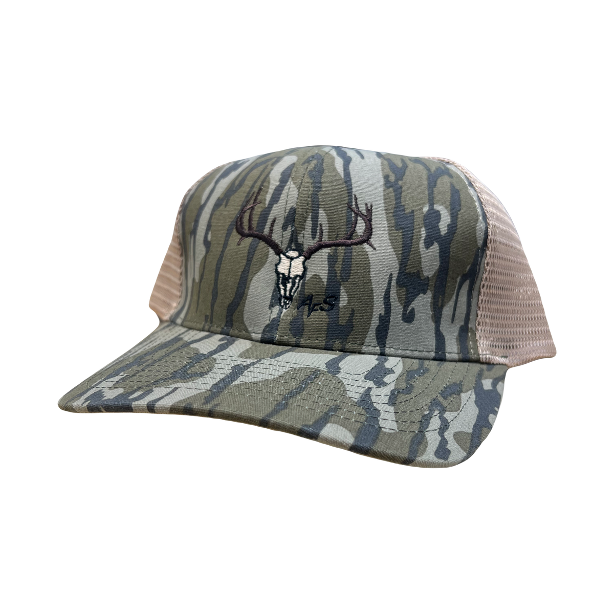 Buckmasters Hat Deer Logo Camo Cap Hunting Camouflage Fishing Baseball  Trucker