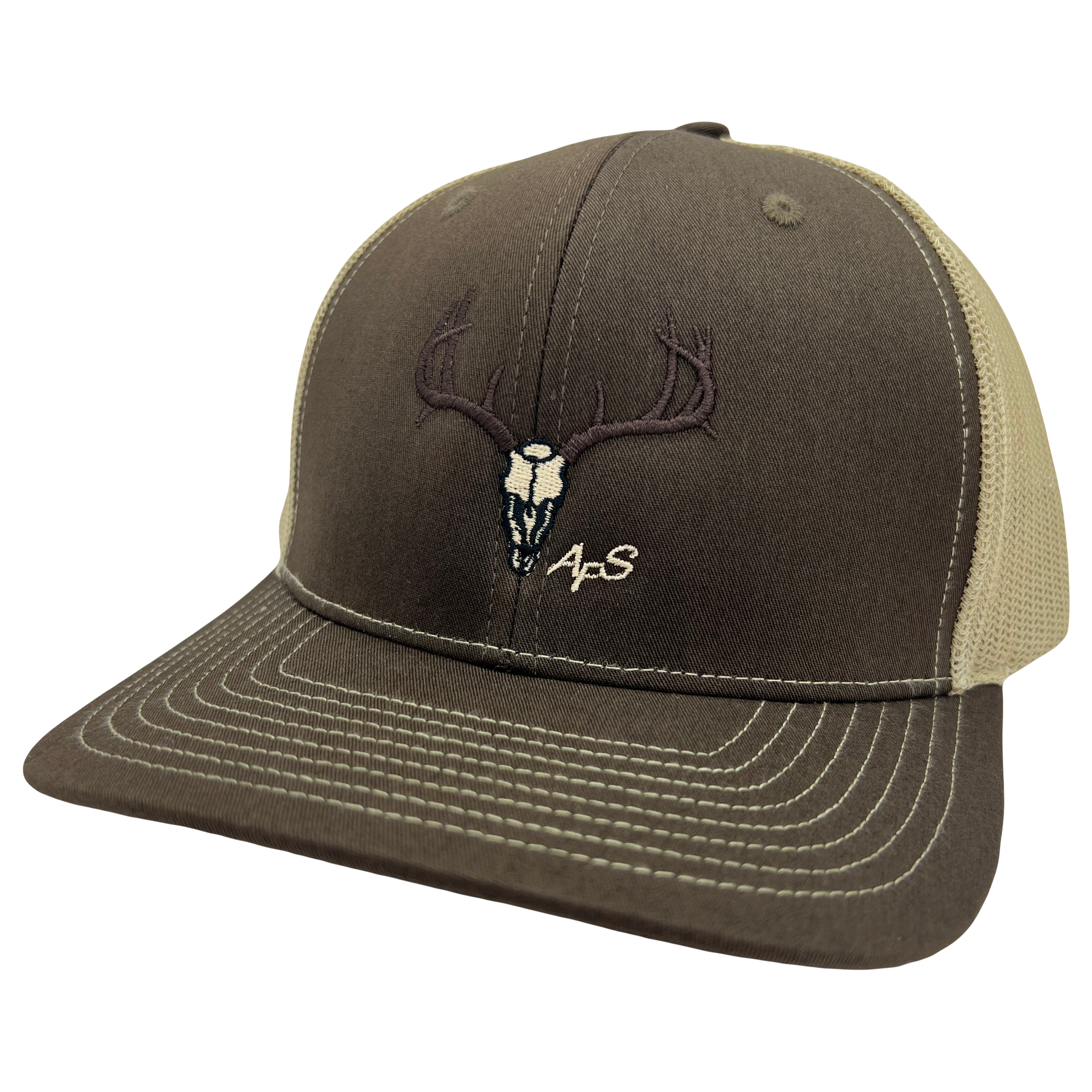 Brown / Khaki Deer Trucker Hat – Atlantic Flyway Supply Co.